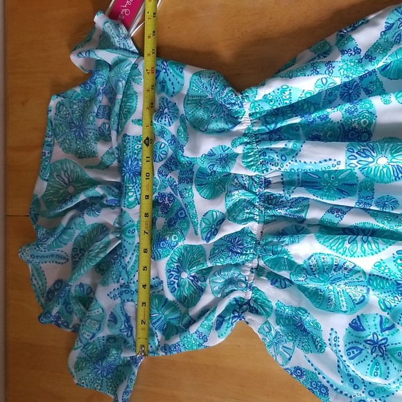 Lilly Pulitzer For Target Sea Urchin Ruffle Blue Seashell Dress - Picture 8 of 14